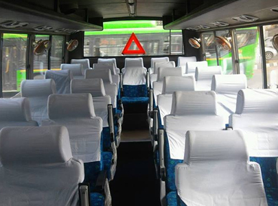 27 Seater Luxury Coach inside image