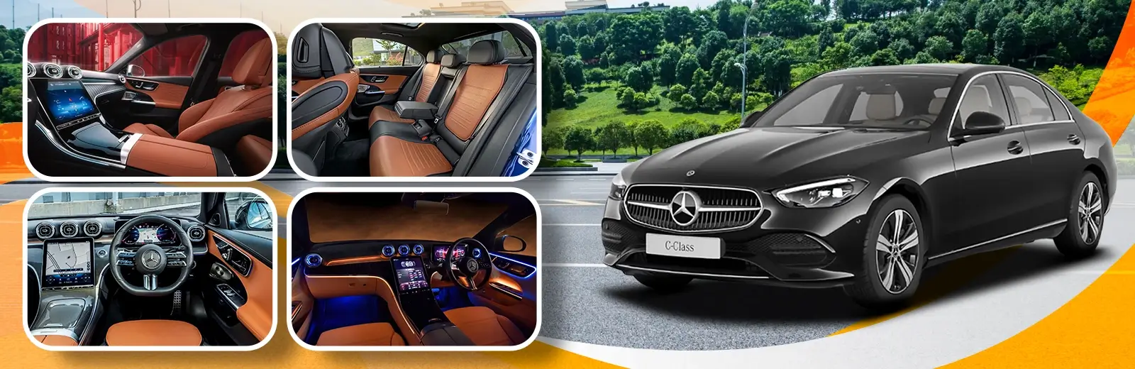 Mercedes C Class on Rent in Delhi