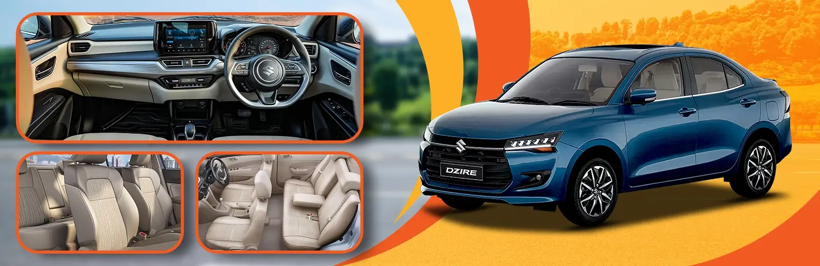 Swift Dzire on Rent in Delhi